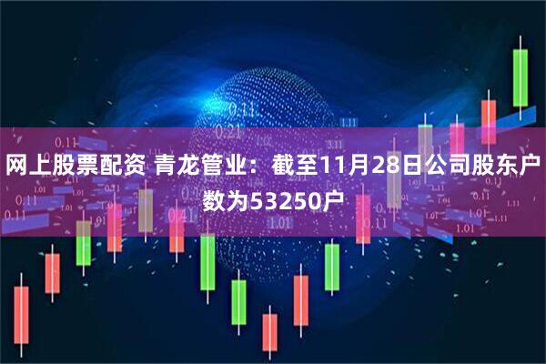网上股票配资 青龙管业：截至11月28日公司股东户数为53250户